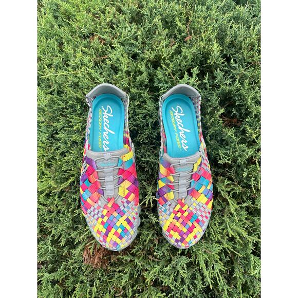 Skechers Women’s EZ Flex 2 Tah-Dah Casual Woven Sneakers Size 9.5 - Picture 4 of 11